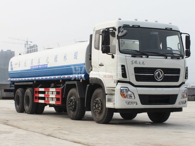 20噸灑水車作業(yè)視頻_20噸東風(fēng)天龍前四后八綠化灑水車廠家價(jià)格