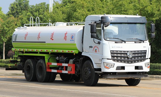 20方灑水車報(bào)價(jià)表及圖片_國(guó)六20方東風(fēng)專底D3L后雙橋綠化灑水車廠家價(jià)格