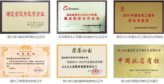 程力資質(zhì)榮譽圖片 程力資質(zhì)榮譽圖片
