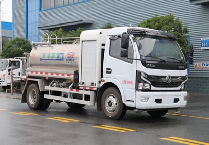 電動灑水車廠家_東風凱普特5噸純電動灑水車